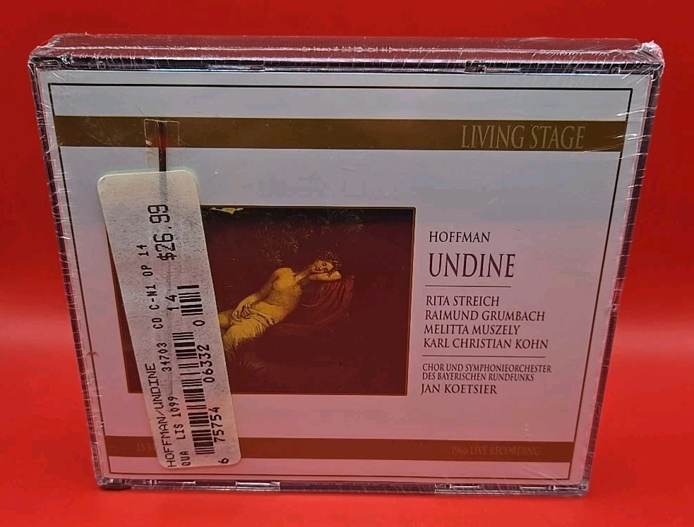 Hoffmann Undine Munich 1966 Live Recording 2 CD Set Jan Koetsier Remastered New 