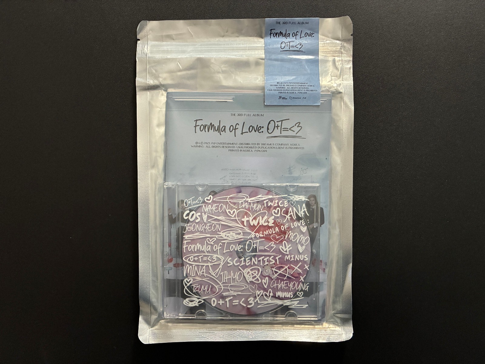 TWICE Formula of Love: O+T= 3 CD Album - Result File Version - Brand New Sealed