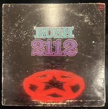 Rush 2112 LP Mercury SRM-1-1079 MASTERDISK Both Sides Vintage Vinyl G picture
