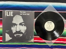 Charles Manson LIE The Love And Terror Cult 1974 ESP Disk Vinyl LP picture