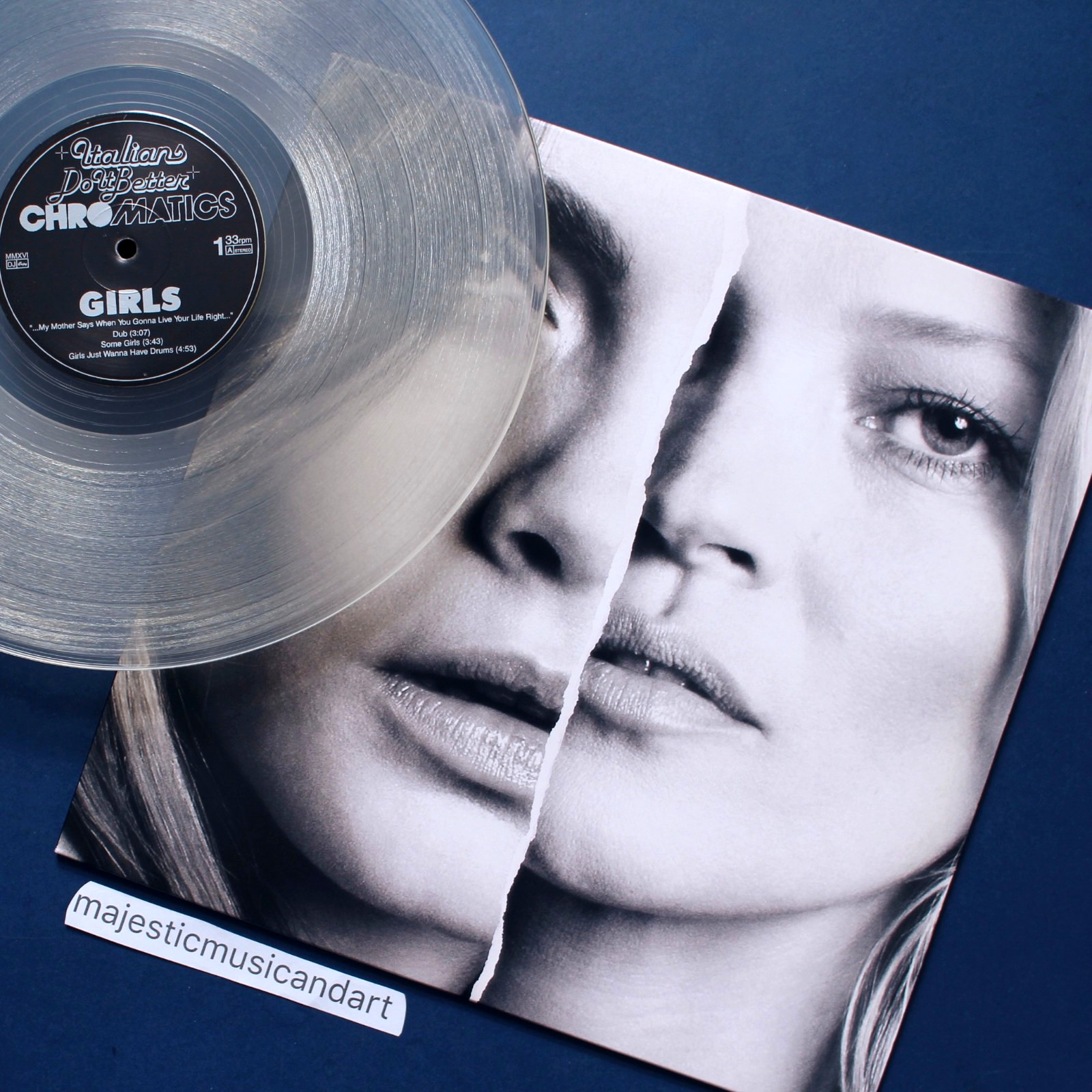 CARA DELEVINGNE KATE MOSS COVER ORIGINAL 2016 THE CHROMATICS GIRLS 12\