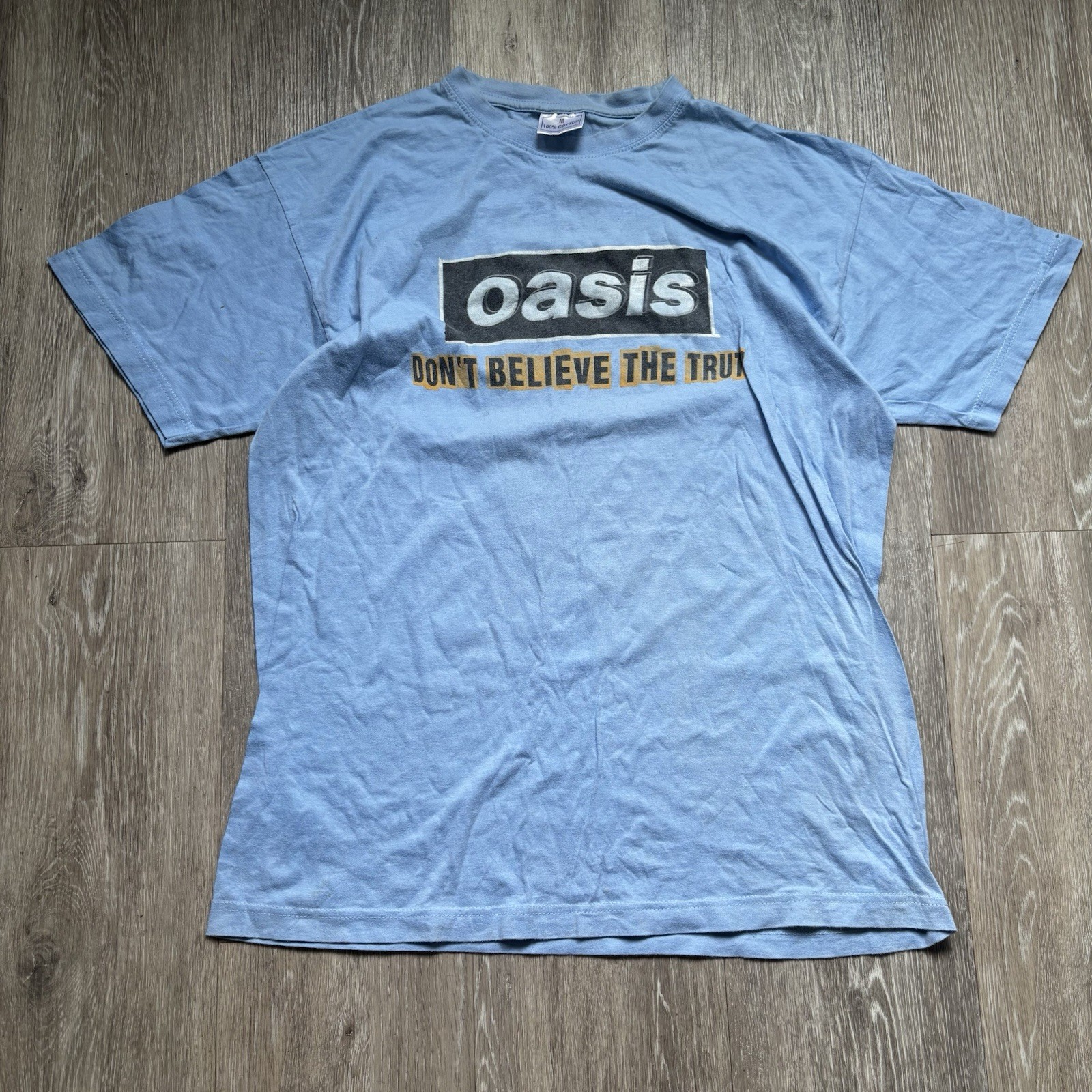 Vintage Oasis T Shirt Dont Believe The Truth Tour 2005 Unofficial Band Tee