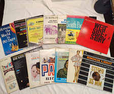 Lot Of 14 Vinyl Records. Various Sountracks And Broadway Musicals. picture
