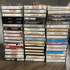 Vintage Lot Of 50 Various 70’s 80’s Classic Rock Folk Country Cassette Tapes picture