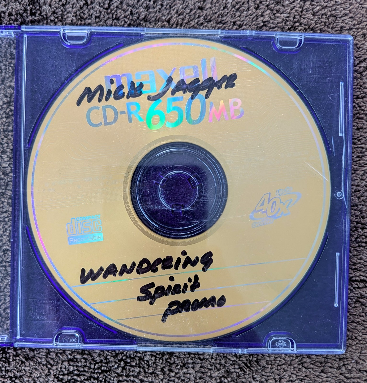Mick Jagger Wandering Spirit 1993 Promo CD Soundboard Rolling Stones From Master