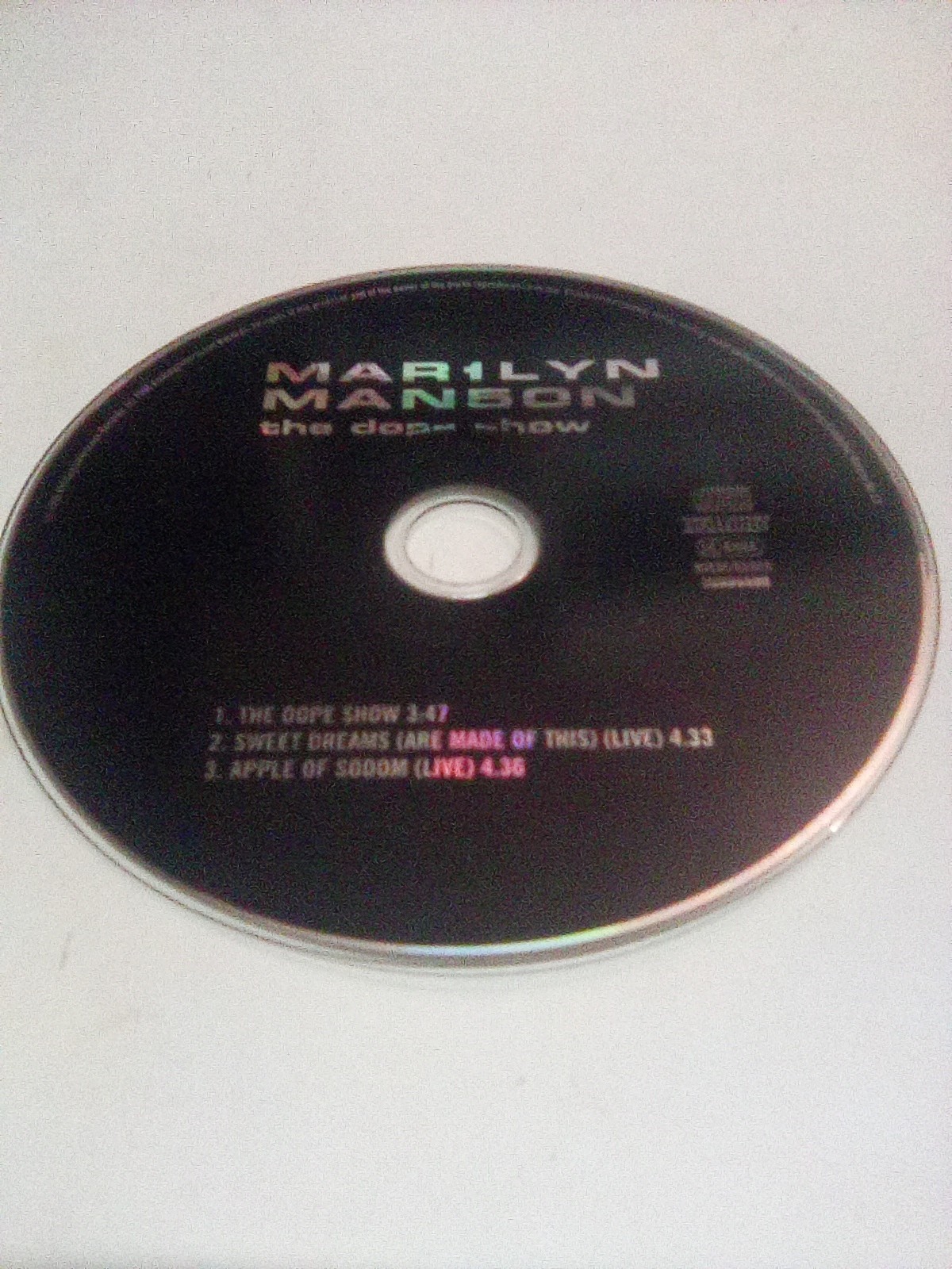 Marilyn Manson - The Dope Show (CD Single, 1998) CD only