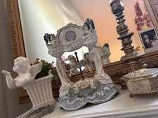 Vintage Whimsical Carousel Music Box – “The Entertainer”   Horse, Angel & Bells  picture