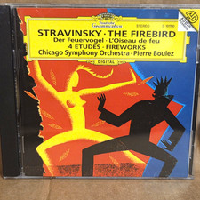 Deutsche Grammophon Stravinsky Firebird CD Boulez/Chicago SO 1993 D101700 picture