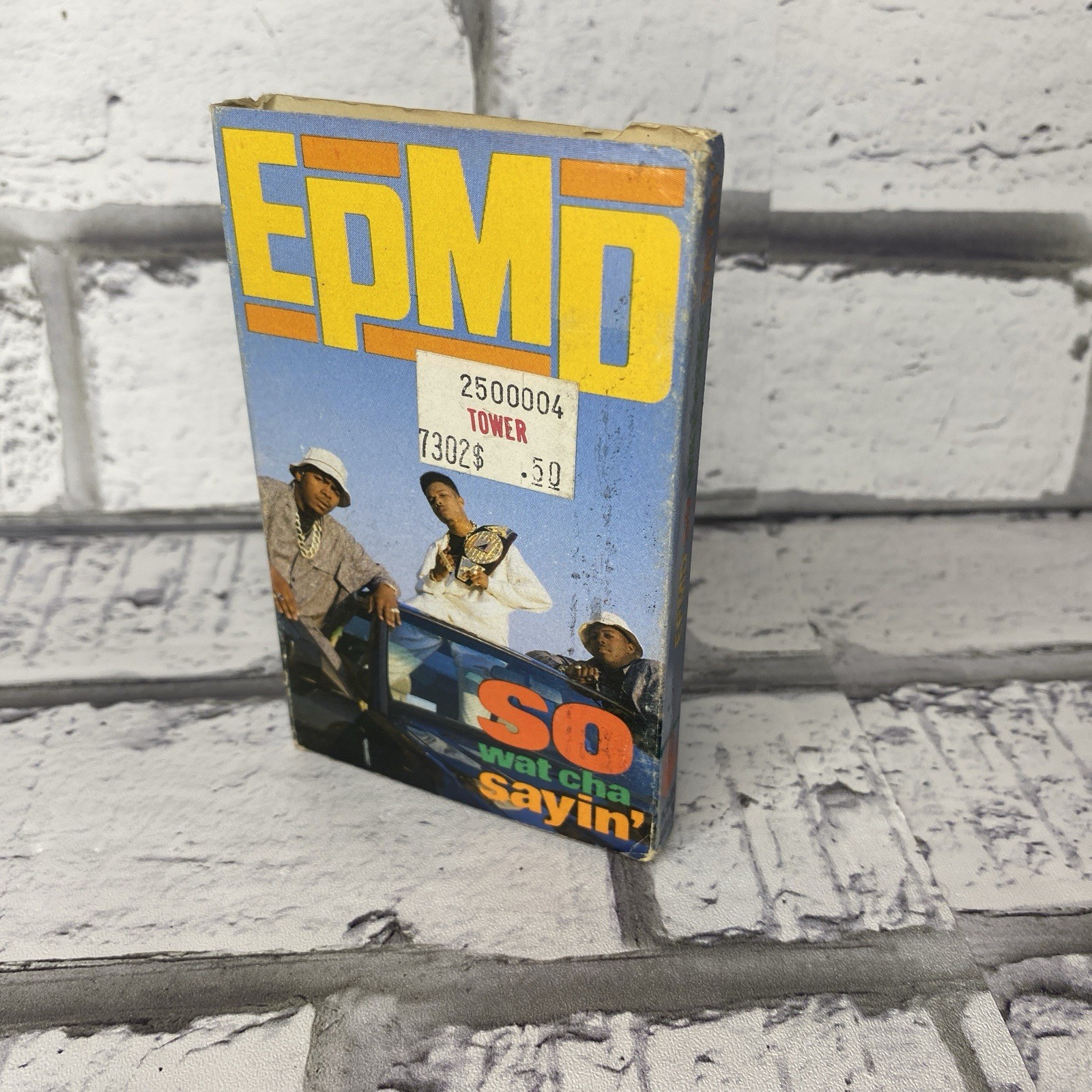 EPMD So Wat Cha Sayin Vintage 1989 Cassette Tape Single Fresh Records Rap Grail 
