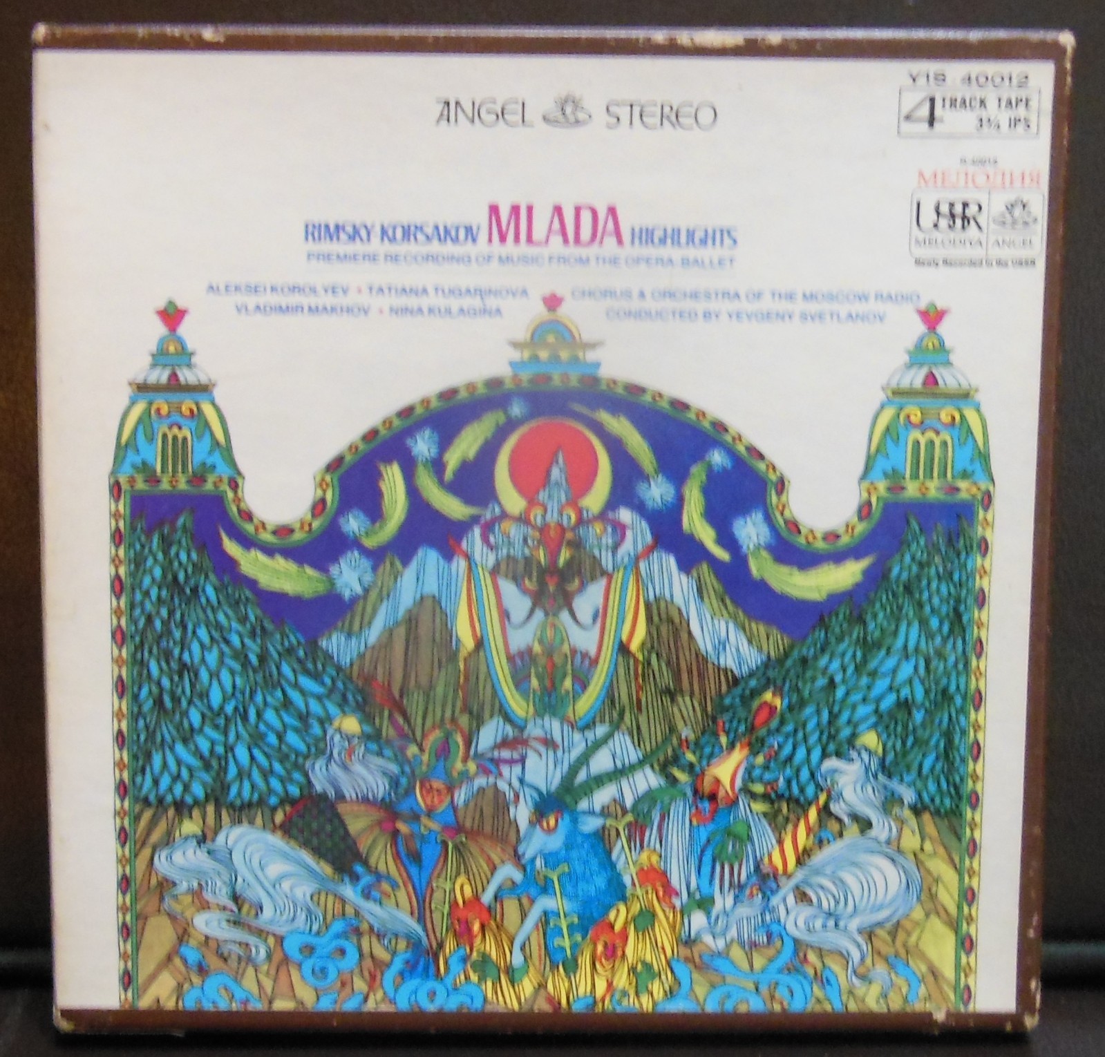 Rimsky-Korsakov Mlada Highlights 4 Trk 3 3/4 IPS Reel Tape Leader Tape Attached