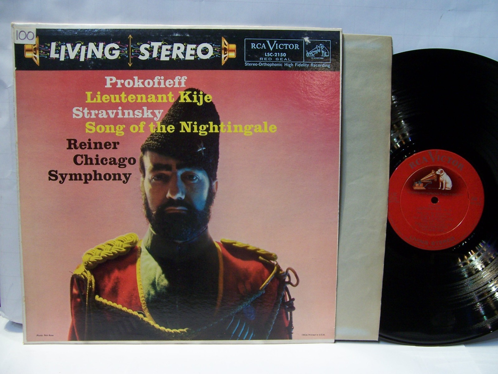 Prokofieff Stravinsky Reiner Lieutenant Kije/Song Of Nightingale 1958 LSC-2150