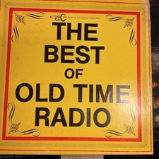 “The Best of Old Time Radio Shows” 33RPM 6 LP 12” Album Box Set 30s/40s MCM M? picture