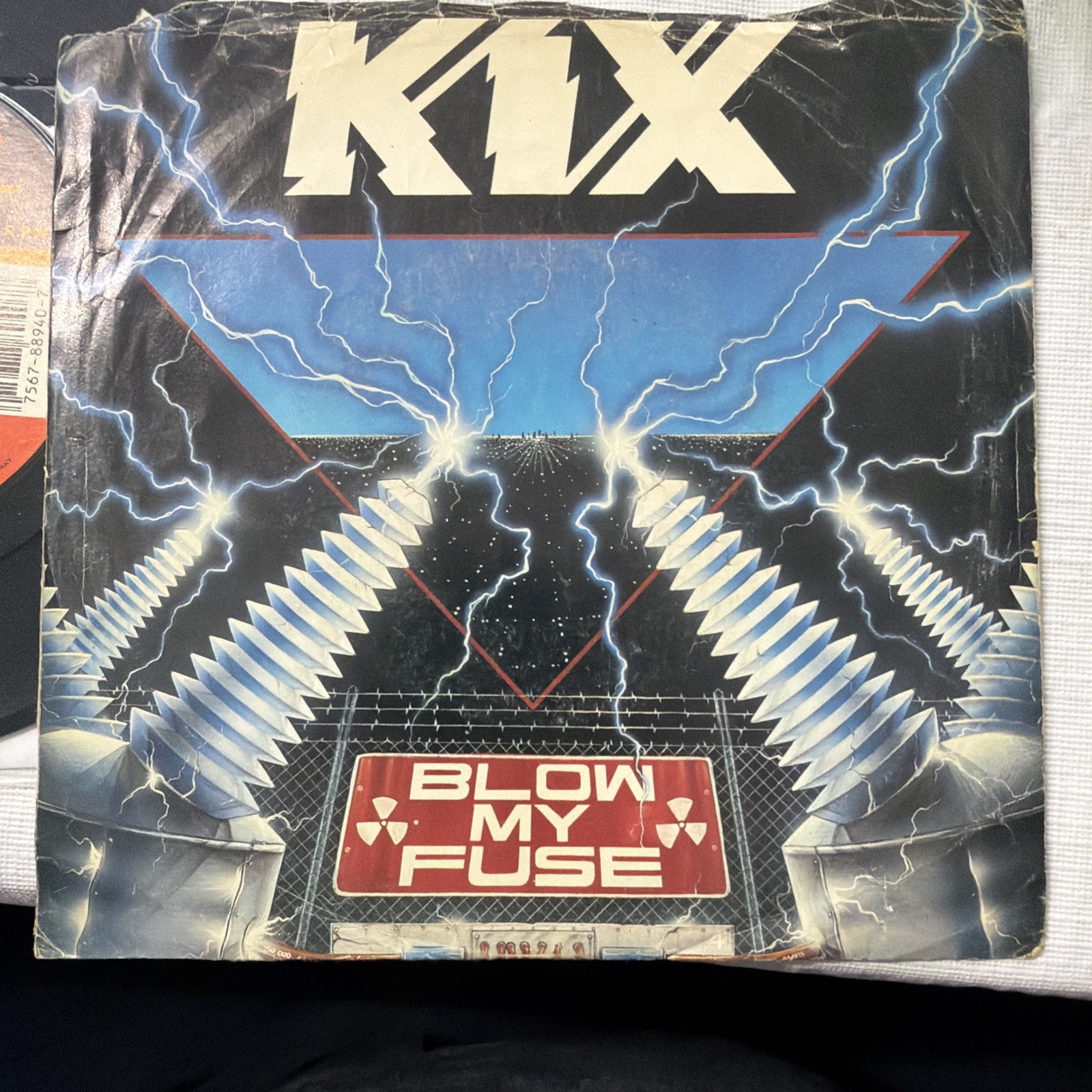 Kix  - Blow My Fuse / Cold Blood - 1988 - 7-88940 - EX - 7