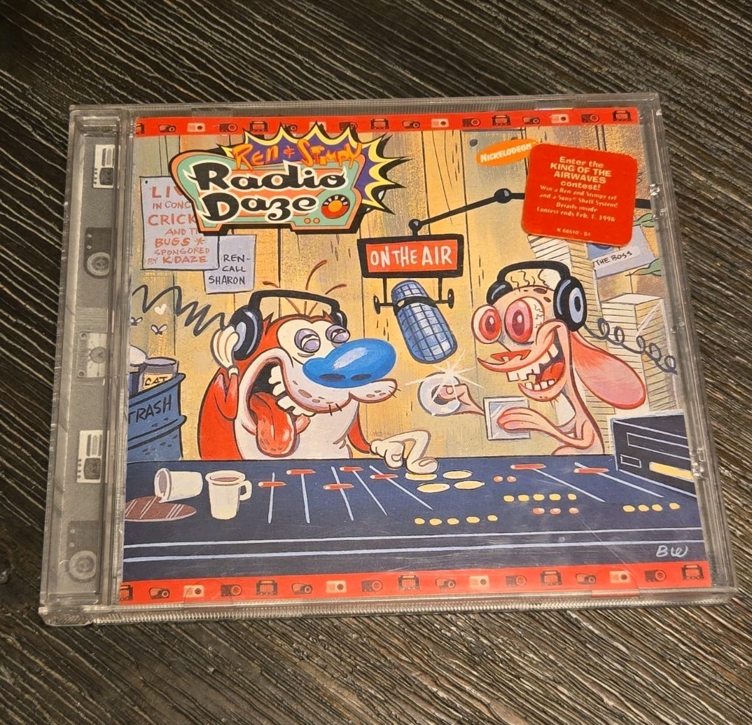 Ren & Stimpy Radio Daze (CD, 1995) Nickelodeon