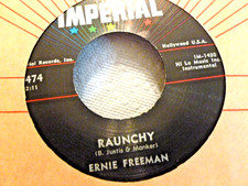 Ernie Freeman-Imperial 45-Raunchy-Disc is NOS picture