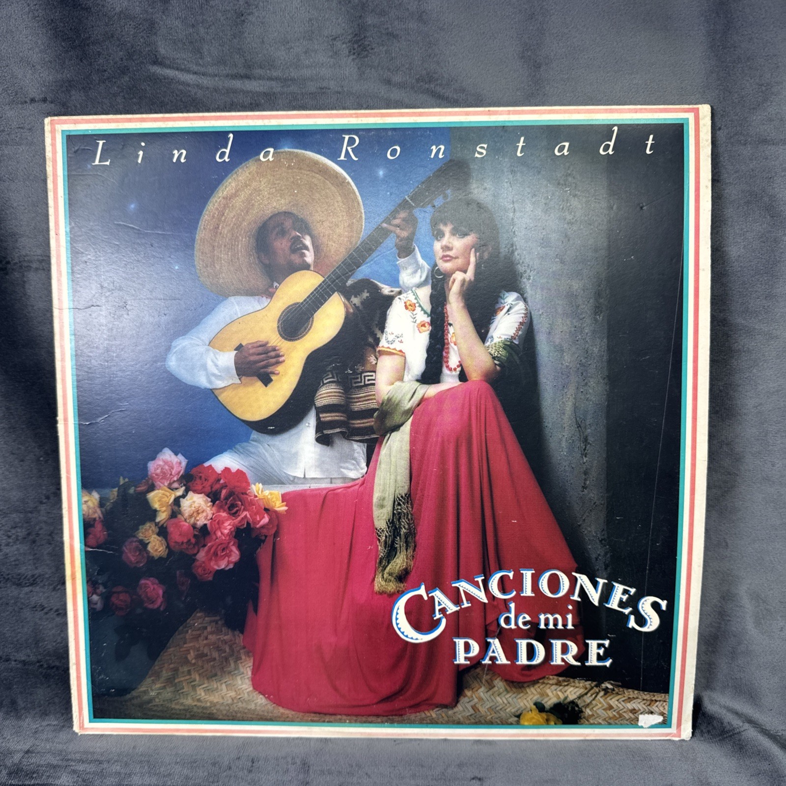LINDA RONSTADT Canciones De Mi Padre LP Asylum 1987 NEAR MINT Audiophile w/inner