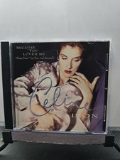 MEGA RARE Celine Dion Because You Loved Me CD 1996 Soundtrack PROMO VG+ picture