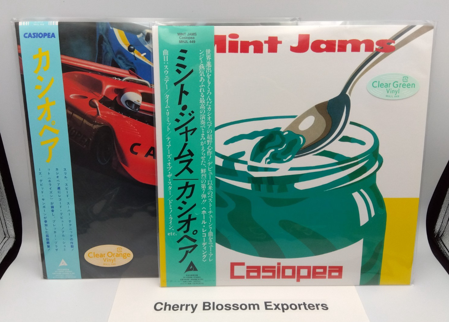 Casiopea Mint Jams Clear Green & CASIOPEA Clear Orange Vinyl Reissue Set 2025