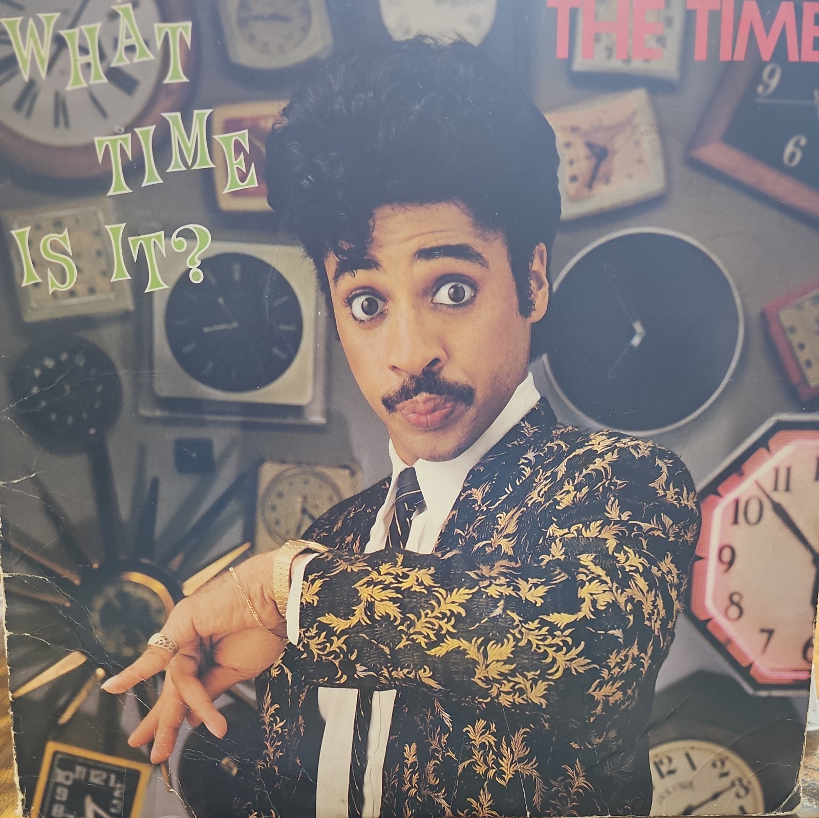 THE TIME WHAT TIME IS IT? VINYL 1982 RELEASE Morris Day Prince LP 