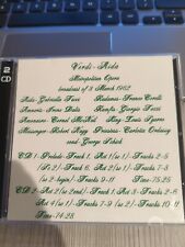 Rare Live Opera Recording CD -312 Aida MET 1962 Tucci Dalis Borelli Torri Ordass picture