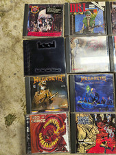 Lot of 40 miscellaneous metal and rock CDs picture