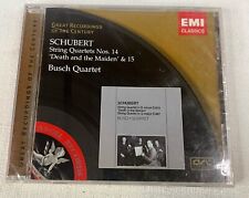 Franz Schubert String Quartets Nos. 14 and 15 (Busch Quartet) (CD) Album picture