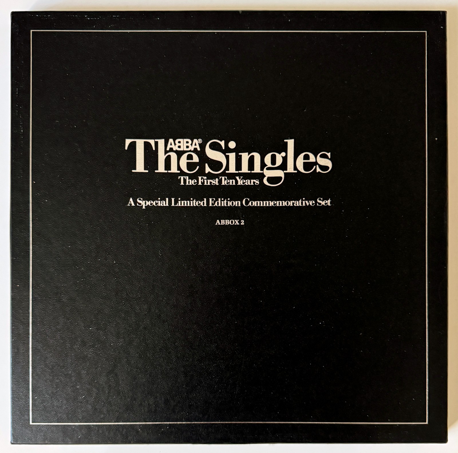 ABBA THE SINGLES FIRST TEN YEARS 1982 UK EPIC PICTURE DISC BOX SET ABBOX 2