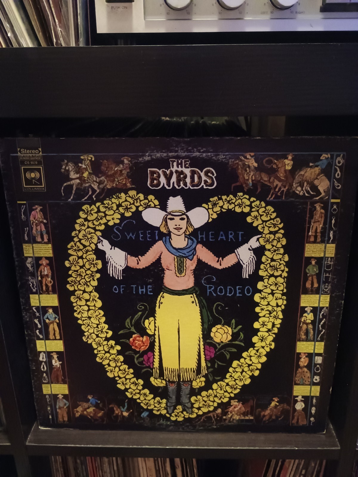 THE BYRDS Sweetheart Of The Rodeo 1968 Columbia CS-9670 Lp Vinyl Record VG/VG