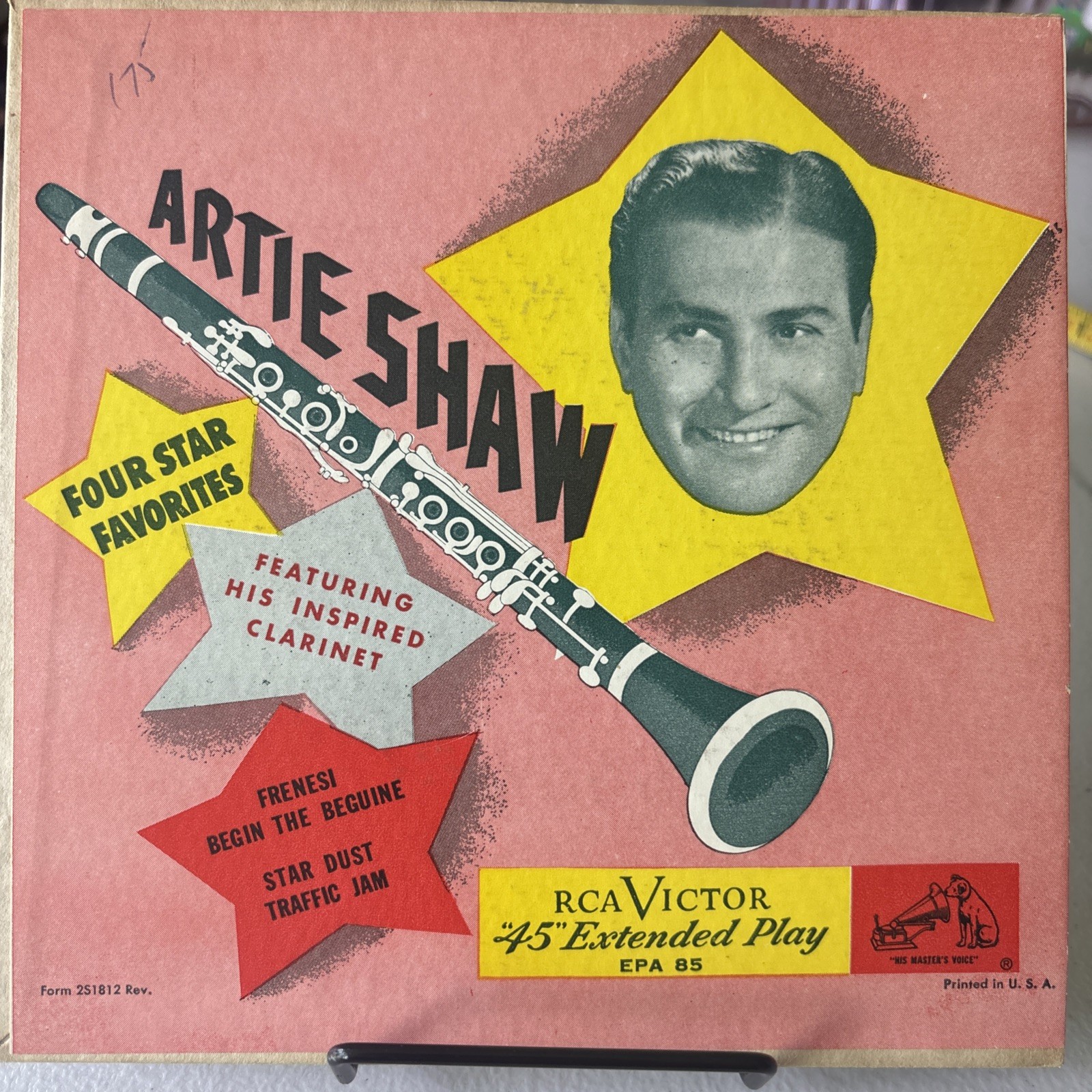 Artie Shaw Four Star Favorites RCA Victor EPA 85 1951 Vinyl 45 Extended Play