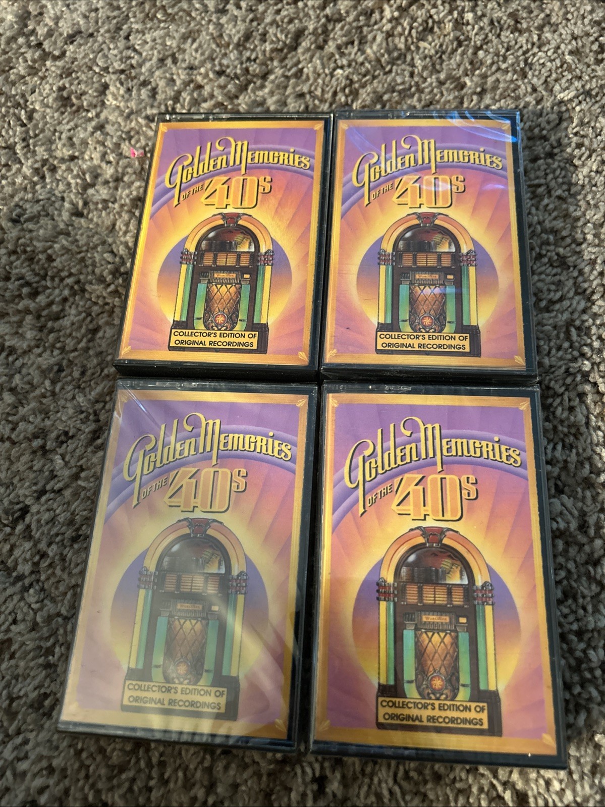 Vtg 4 pc. Golden memories of the 40's Tapes vol.1-4 Reader's Digest New Sealed