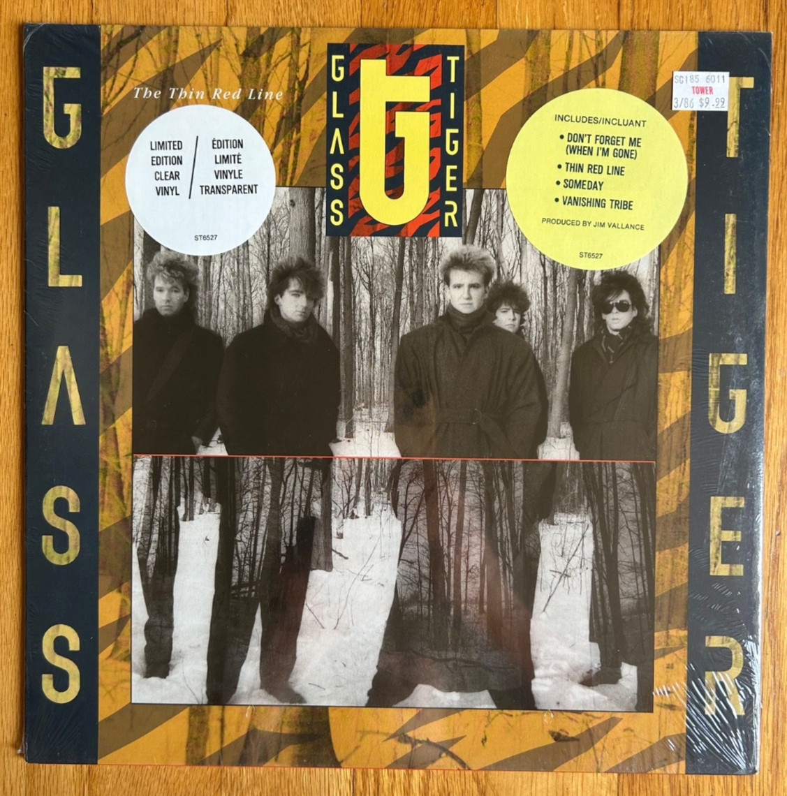 Glass Tiger - Glass Tiger, Canadian Import, Clear Vinyl - Brand New Sealed LP