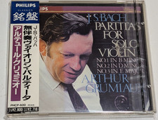 Arthur Grumiaux J.S. Bach Partitas for Solo Violin Nos 1-3 Philips Japan CD OBI picture