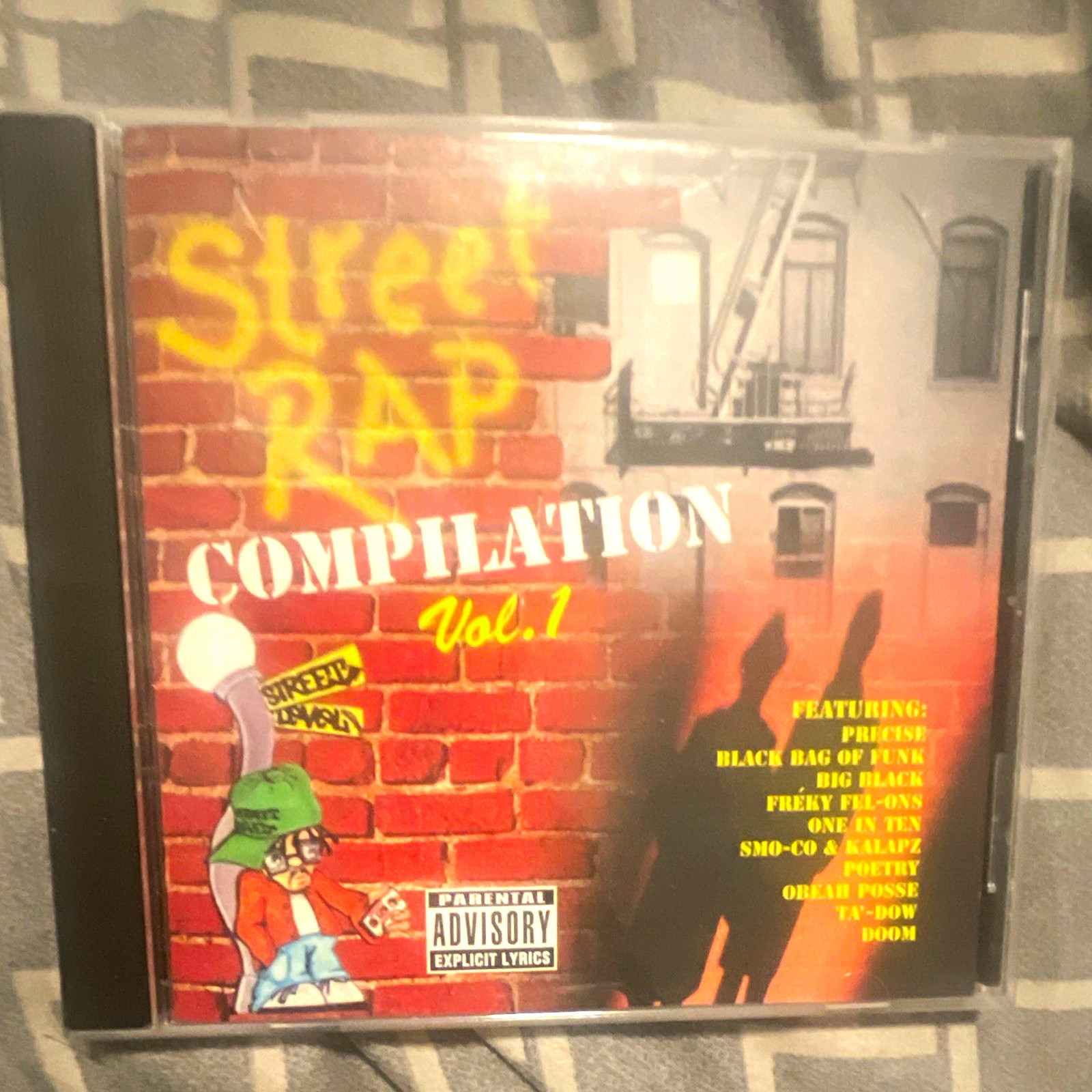 Street Rap Compilation Vol. 1 Hip-Hop Rap CD Album 1995 Street Level Parental