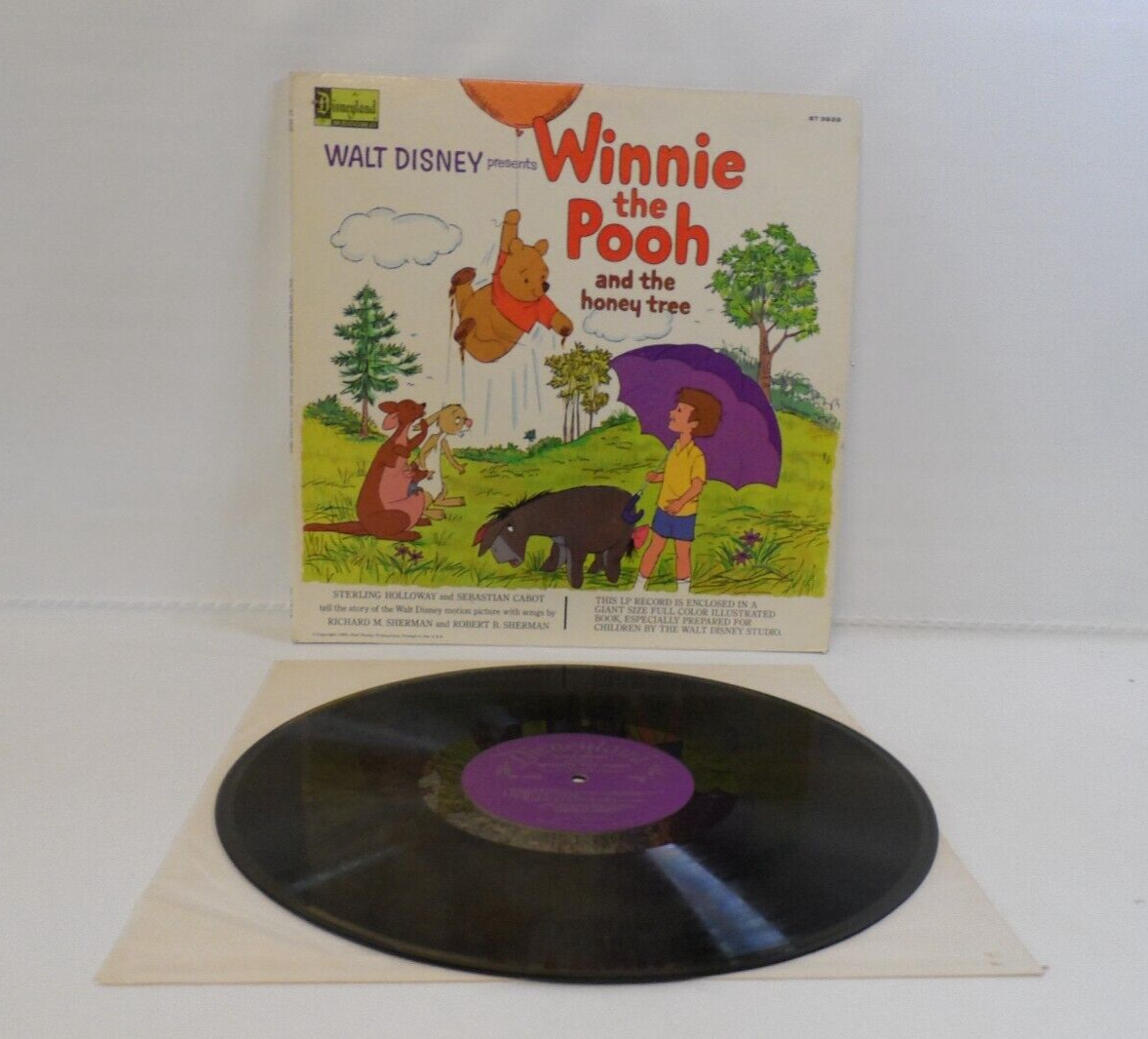 Winnie The Pooh & The Honey Tree 1965 Disney Records Vintage LP Vinyl Booklet