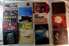 Assorted Antique & Vintage LP Records 19 Albums = 37 Records Singed Mathis,Red.. picture