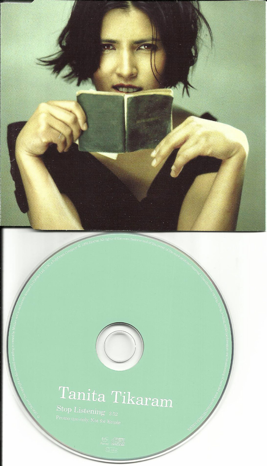 TANITA TIKARAM Stop Listening 1998 Made in EUROPE PROMO DJ CD single MUMCD102DJX