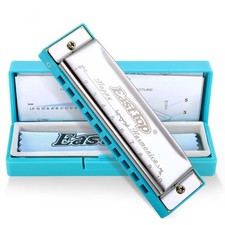 East Top Blues Harmonica, High-Airtightness, C Key, 10-Hole, 20-Tone Harmonica,_ picture