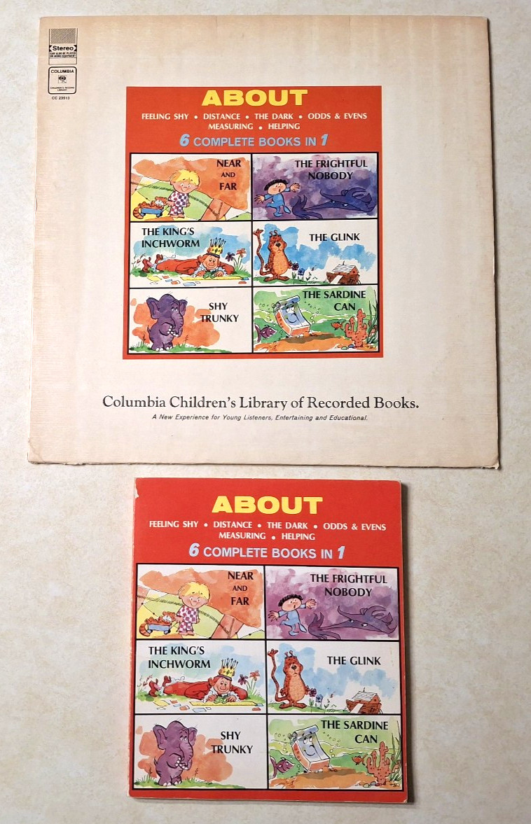 Columbia Childrens Library of Recorded Books About Volume IV Vinyl LP Read Along