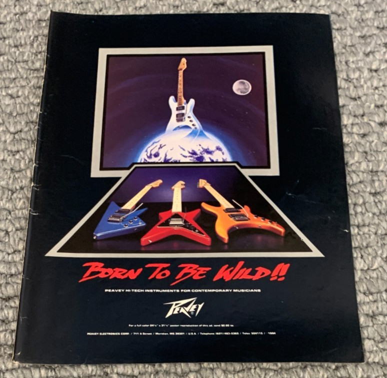 PEAVEY GUITARS Circus Magazine 1 Page Advert