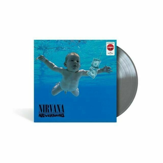 Nevermind by Nirvana (Target Exclusive Metallic Silver Vinyl) Sealed 