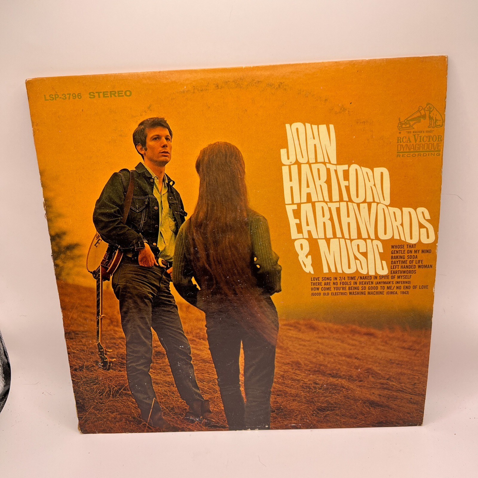 John Hartford Earthwords & Music Vinyl LP RCA Victor LSP-3796 Stereo 1967 Folk