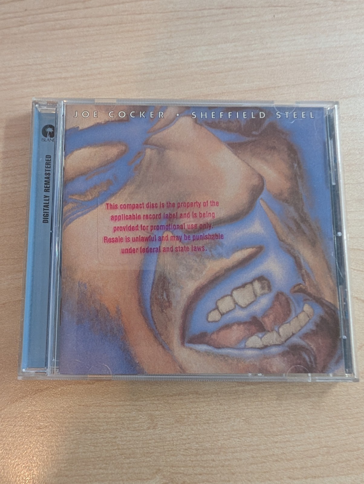 Joe Cocker Sheffield Steel (CD, 2002) Island Remastered Promo Rock 440063152-2