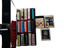 VINTAGE LOT OF 8 TRACKS TAPES 18 GOSPLE AND COUNTRY picture