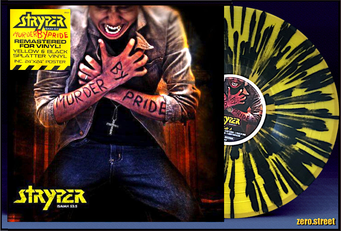 STRYPER Murder By Pride LP on COLORED VINYL New SEALED With POSTER splatter