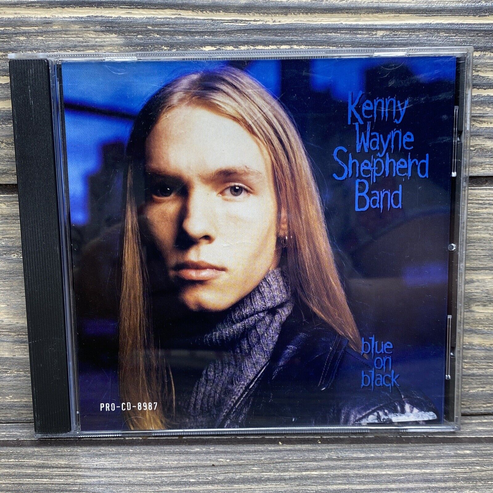 Vintage Promotional CD Kenny Wayne Shepherd Band Blue On Black 1997 Revolution￼