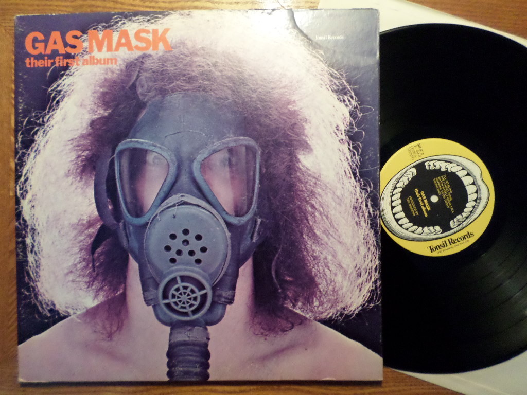 TONSIL LP RECORD STEREO T 4001/ GAS MASK/ THEIR FIRST ALBUM/ EX /FUNK PSYCH ROCK