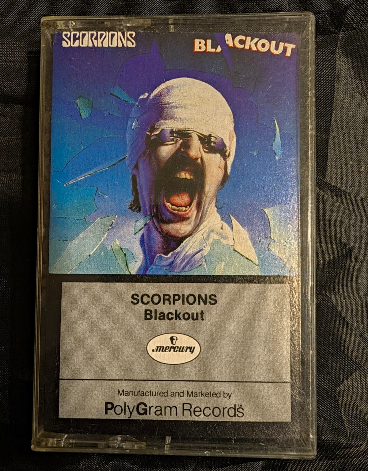 Scorpions Blackout Cassette Album 1982 Mercury 422 818-885-4 M-1