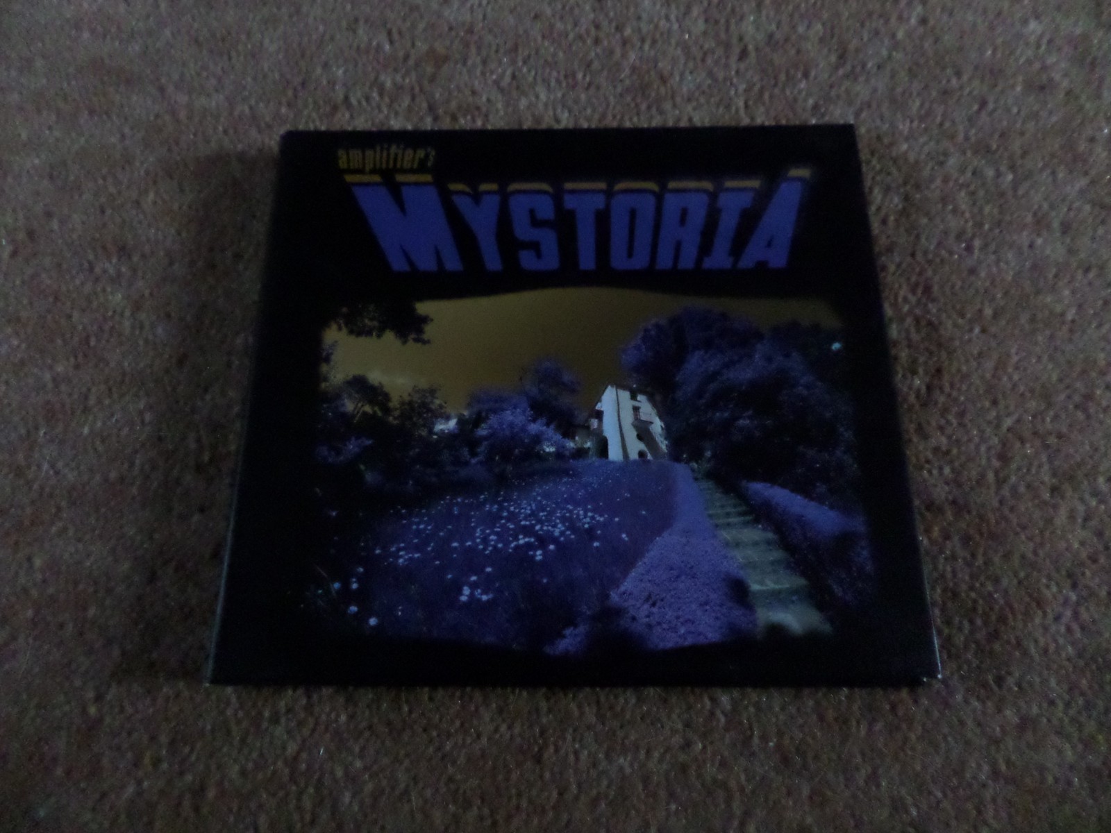 CD ALBUM - AMPLIFIER - MYSTORIA - SIGNED ON REAR COVER BY ALL BAND MEMBERS
