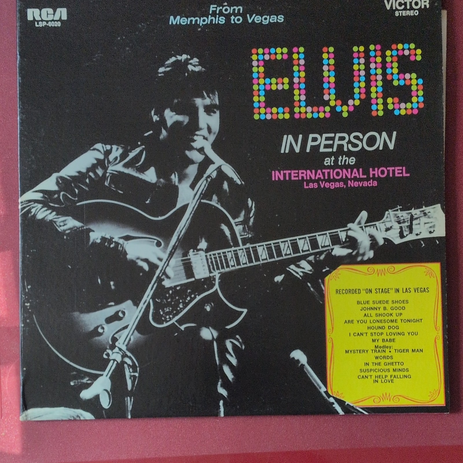 RCA Victor Elvis From Memphis to Vegas/From Vegas to Memphis Vinyl LP Stereo