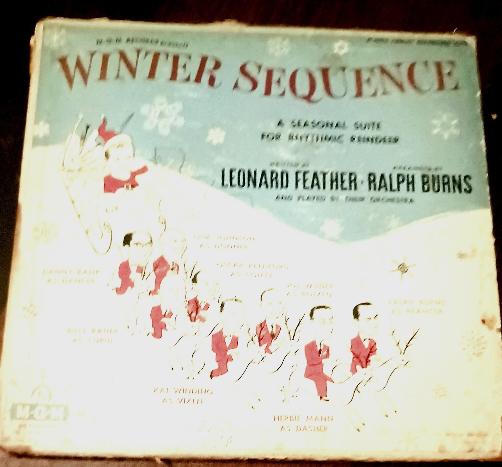 Vintage 1954 Holiday Jazz Leonard Feather-Ralph Burns  First Press 2 Record Set